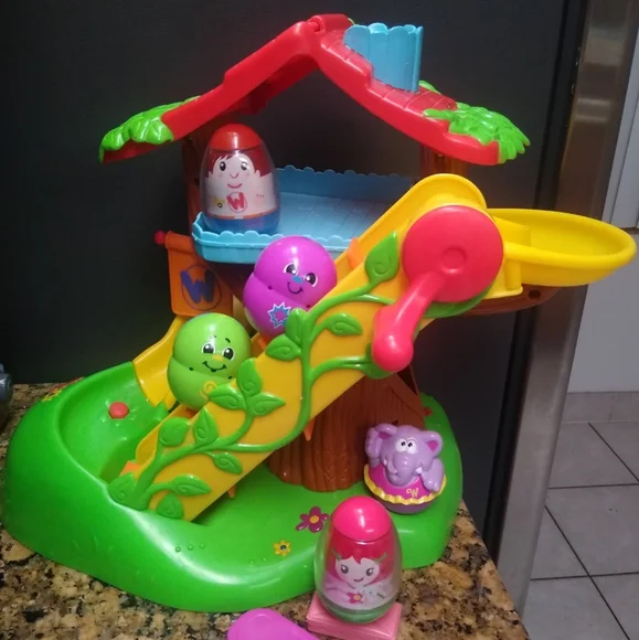 Fisher-Price Toys Vintage Weebles Treehouse Playset Weebles